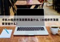 手机小程序开发需要具备什么（小程序开发需要掌握什么）